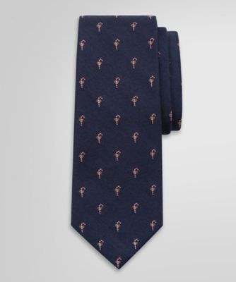 TOMORROWLAND ウール ストライプネクタイ