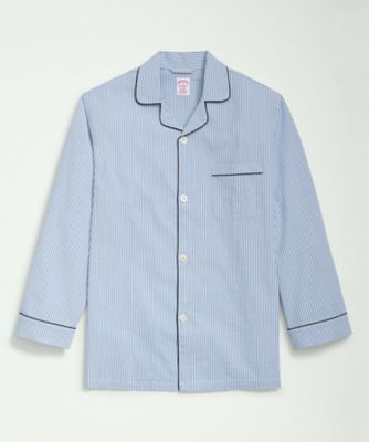 ストレッチコットン シアサッカーストライプ パジャマ | Brooks 