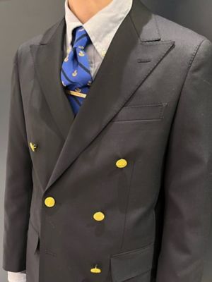 ミラクルクリンプウール ダブル6ボタン ブレザー Classic