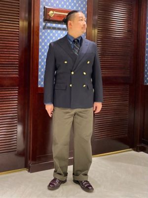 美品定番25SS ブルックスブラザーズ ミラクルクリンプウールダブル６釦ブレザー ミラクルクリンプウール ダブル6ボタン ブレザー Classic