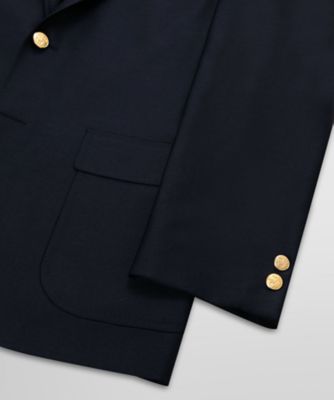 トロフィーモヘヤ／ミラクルクリンプウール 段返り3ボタンブレザー