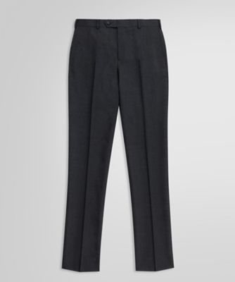 Brooks Brothers　トラウザーズ　スラックス　グレー　79㎝　31 ウール ソリッド プレーンフロント トラウザーズ Classic