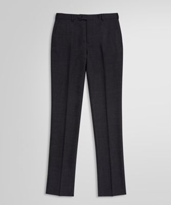 ローターRotaウールカシミヤ混紡ウール千鳥格子スラックスパンツ42グレー ローターRotaウールカシミヤ混紡ウール千鳥格子スラックスパンツ