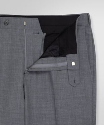 Brooks Brothers ウール プリーツトラウザーズ グレーサイズ32 Brooks Brothers Explorer ウール プレーン
