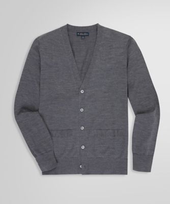 SEQUEL /ブラック /Vネックカーディガン リネン Vネックカーディガン | Brooks Brothers/ブルックス
