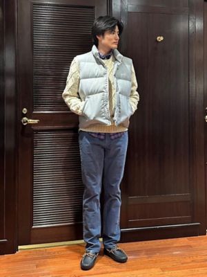 メリノウール ドネガル アランケーブル クルーネックセーター | Brooks