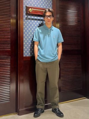 GF スーピマコットン ストレッチピケ ポロシャツ Slim Fit