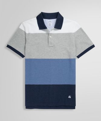 BRIEFINS ストライプ ポロシャツ Mサイズ Amazon.co.jp: [ブリーフィング] ポロシャツ メンズ ゴルフ GOLF