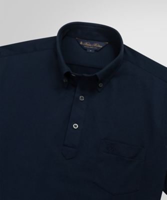 ブルックスブラザーズ　ポロシャツ スーピマコットンストレッチ ピケ GFロゴ ポロシャツ Original Fit