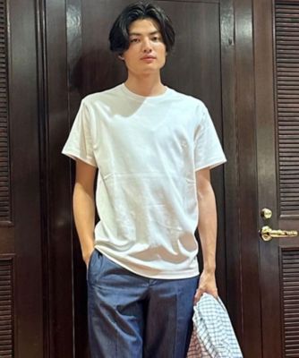 Brooks Brothers/ブルックス ブラザーズ コットンスムース クルーネック Tシャツ 1ホワイト トップス【三越伊勢丹/公式】