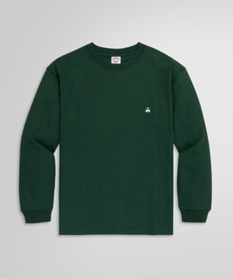 邦楽 brrrsos private EP USAコットンジャージー ヘビーウェイト GFロゴ ロングスリーブ T