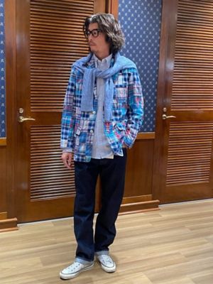 コットン オックスフォード キャンディストライプ フライデー