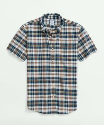 【新品】Brooks Brothers コットン/シルク マドラスチェックタイ コットン マドラスチェックタイ | Brooks Brothers/ブルックス