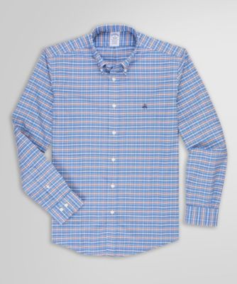 ＜Brooks Brothers＞ストレッチコットン　ミニチェック　カジュアルシャツ