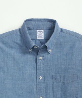 コットン シャンブレー カジュアルシャツ Regular Fit