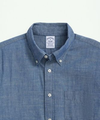 コットン シャンブレー カジュアルシャツ Regular Fit