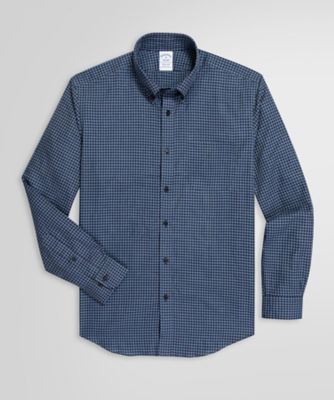 ＜Brooks Brothers＞コットンツイル　チェック　カジュアルシャツ　Ｒｅｇｕｌａｒ　Ｆｉｔ