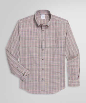 【SALE】Brooks Brothers/ブルックス ブラザーズ コットンツイル チェック カジュアルシャツ Regular Fit 949マルチ トップス【三越伊勢丹/公式】