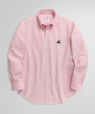 新品未使用　brooks brothers ブルックスブラザーズ　ピンクシャツ ブルックスブラザーズ ピンクシャツ 綿100% ボタンダウン 17-2/3