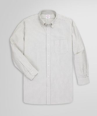 ＜Brooks Brothers＞◆Ａｒｃｈｉｖｅ　Ｃｏｌｌｅｃｔｉｏｎ◆スーピマコットン　オックスフォード　キャンディストライプ　６つボタン　カジュアルシャツ