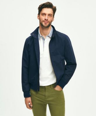 ウール／カウレザー バーシティジャケット | Brooks Brothers