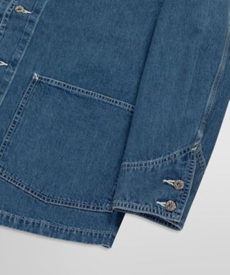 コットン デニム ショールカラー カバーオール | Brooks