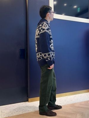 ストレッチコットン 8－Waleコーデュロイ プレーンフロント