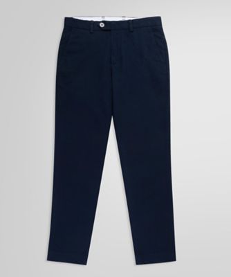 ストレッチコットン シアサッカー プレーンフロントパンツ Slim