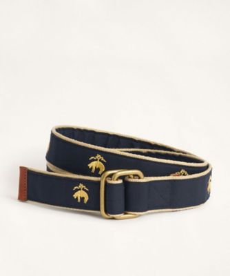 ＜Brooks Brothers＞コットン／アクリル　ＧＦ　リングベルト