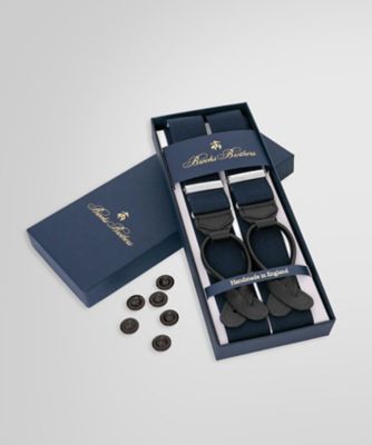 ポリエステルストレッチ ソリッドサスペンダー | Brooks Brothers