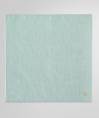 コットン オックスフォード GFロゴ キャンディストライプ ハンカチ