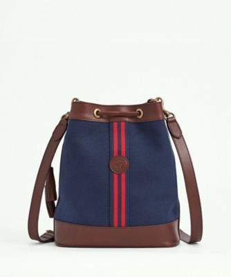 ＜Brooks Brothers＞コットンキャンバス　バケットバッグ