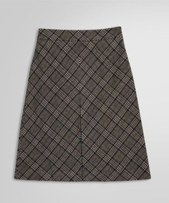 BROOKS BROTHERS チャコールグレー ウールスカート Brooks Brothers ブルックスブラザーズ ウール スカート 匿名