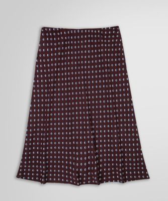 ＜Brooks Brothers＞ポリエステル　オリジナルドットプリント　ソフトスカート