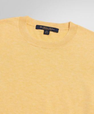 ＜Brooks Brothers＞スーピマコットン　クルーネック　ショートスリーブセーター