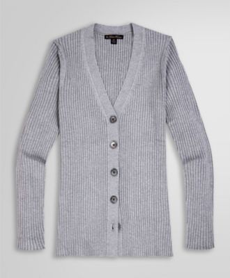 シルクブレンド Vネック リブカーディガン | Brooks Brothers