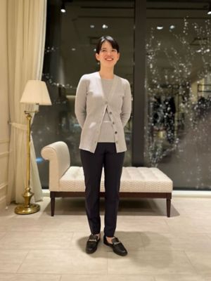 シルクブレンド Vネック リブカーディガン | Brooks Brothers