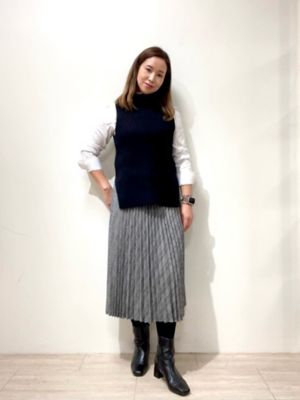 セオリー カシミヤ100% モックネック ニット ベルスリーブ セーター 黒 S セール】 【WEB限定 / ジャケットインに最適】モックネック