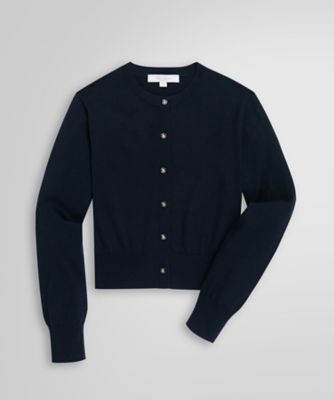 極美品　ブルックスブラザーズ　コットン　カーディガン　S（Mに近いサイズ感) コットン クロップドカーディガン | Brooks Brothers/ブルックス