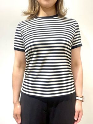 コットン ストライプ リンガーTシャツ | Brooks Brothers