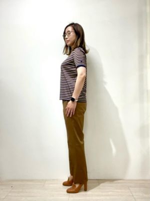 コットン ストライプ リンガーTシャツ | Brooks Brothers