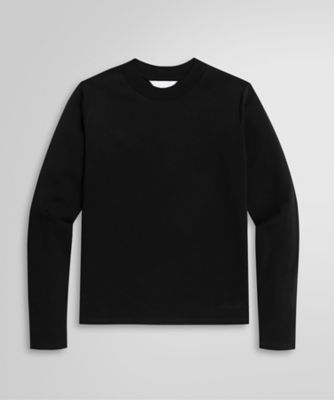 【送料無料】Brooks Brothers/ブルックス ブラザーズ コットンスムース クルーネック ロングスリーブ Tシャツ 101ブラック トップス【三越伊勢丹/公式】