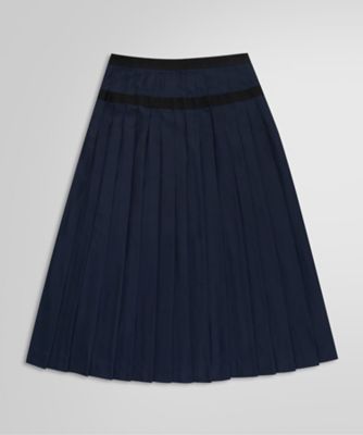 ♡SALE！新品！Brooks Brothers スカート♡ ポリエステルタフタ グログランベルト ソフトプリーツスカート