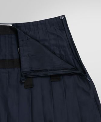 BROOKS BROTHERS ブラック プリーツ スクエア ジャージ スカート BROOKS BROTHERS ブラック プリーツ スクエア ジャージ スカート