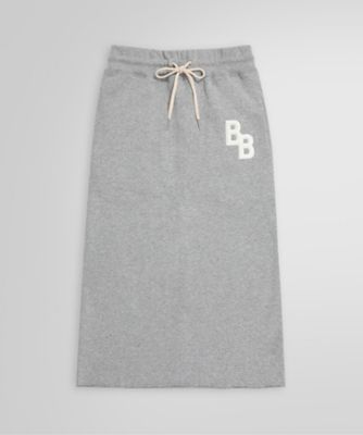 ＜Brooks Brothers＞コットンフレンチテリー　ＢＢロゴ　ミディスカート