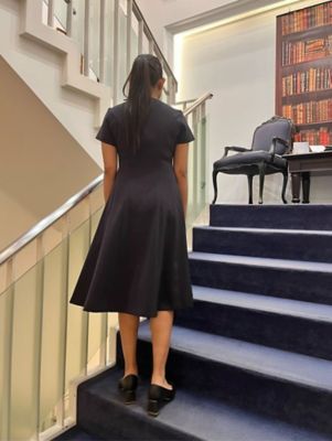 ブルックスブラザーズ（Brooks Brothers）/ダブルクロス ストレッチ ショートスリーブドレス ダブルクロス ストレッチ ショートスリーブドレス | Brooks Brothers