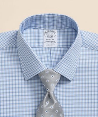 コットン チェック ドレスシャツ Regular Fit スーピマコットン