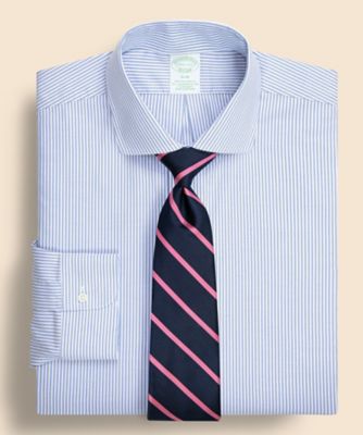 ＜Brooks Brothers＞スーピマコットンストレッチ　ロイヤルオックスフォード　ストライプ　ドレスシャツ　Ｓｌｉｍ　Ｆｉｔ