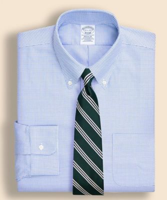 ＜Brooks Brothers＞スーピマコットンストレッチ　ドビー　ドレスシャツ　Ｒｅｇｕｌａｒ　Ｆｉｔ