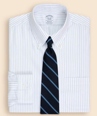 ＜Brooks Brothers＞ストレッチドビー　ストライプ　ドレスシャツ　Ｒｅｇｕｌａｒ　Ｆｉｔ